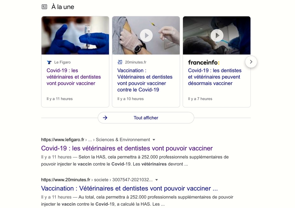 Les vétérinaires et les dentistes peuvent vacciner contre le Covid